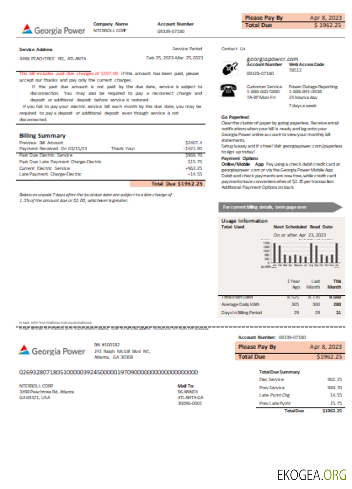 Projet de loi commercial sur la nouvelle marque du service public de Georgia Power, SCR